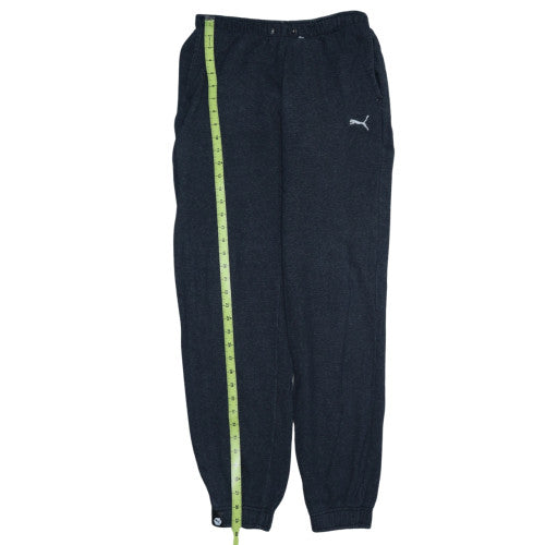 Puma Men's Black Sweatpants M Regular Fit Cotton Blend