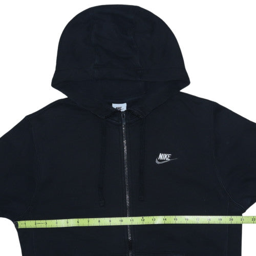Nike Men's Black Full Zip Hoodie Size S Regular Fit Fleece