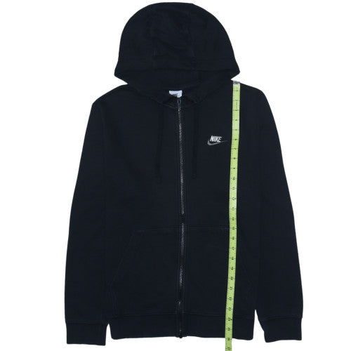 Nike Men's Black Full Zip Hoodie Size S Regular Fit Fleece
