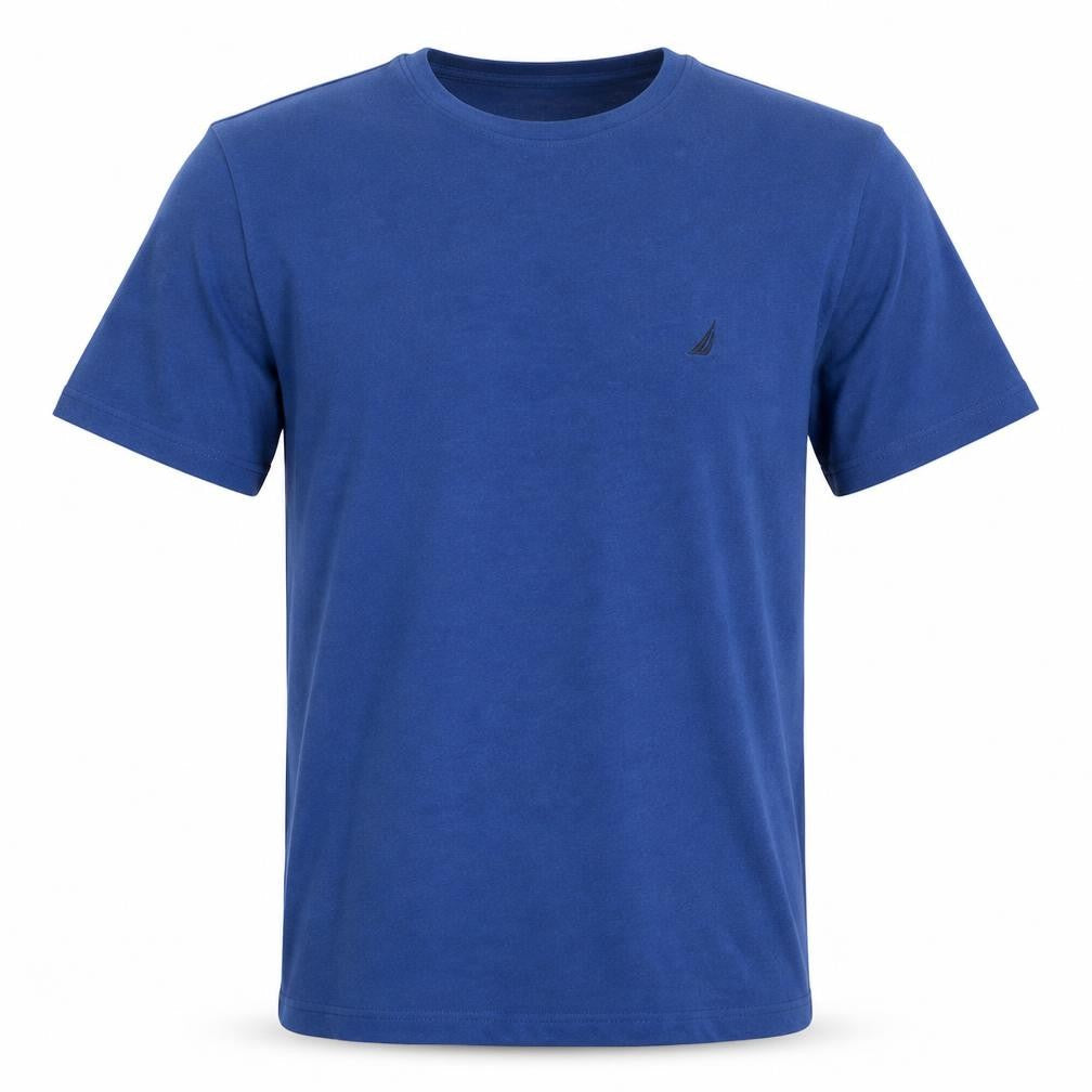 Nautica Men's Blue XL Performance Crew Neck Cotton T-Shirt