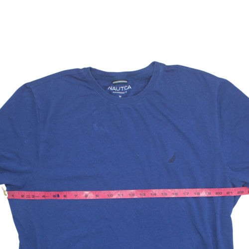 Nautica Men's Blue XL Performance Crew Neck Cotton T-Shirt