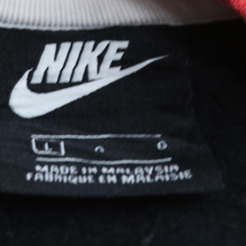 Nike Men's Red Black White Pullover Crew Neck Sweatshirt Size L