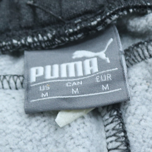 Puma Men's Black Regular Fit Sweatpants M Casual Fleece Trousers