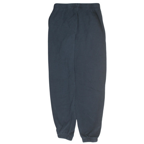 Nike Men's Black Logo Sweatpants M Regular Fit Fleece Tapered