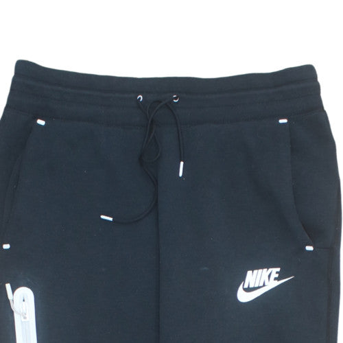 Nike Men's Black Jogger Sweatpants Small Cotton Blend Drawstring