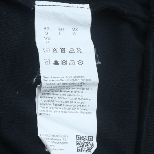 Hugo Boss Men's Black Full Zip Sweatshirt Jacket Size L