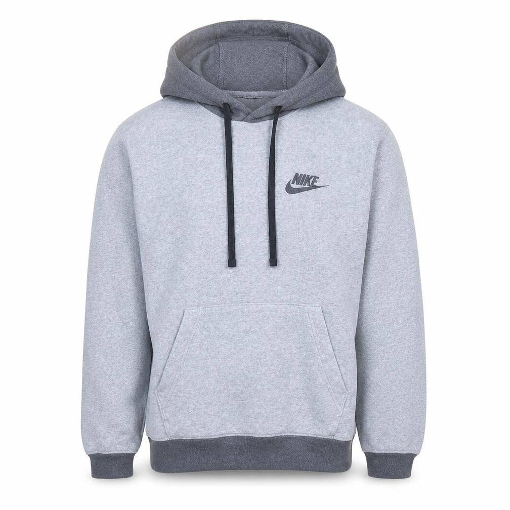 Nike Men's Grey Pullover Hoodie XS Regular Fit Sports Style