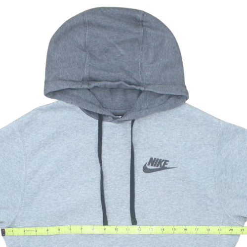 Nike Men's Grey Pullover Hoodie XS Regular Fit Sports Style