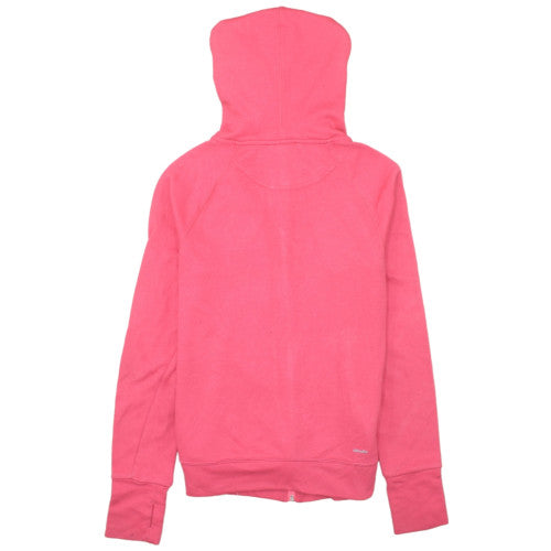 Adidas Womens Pink XS Full Zip Hoodie Sweatshirt Casual