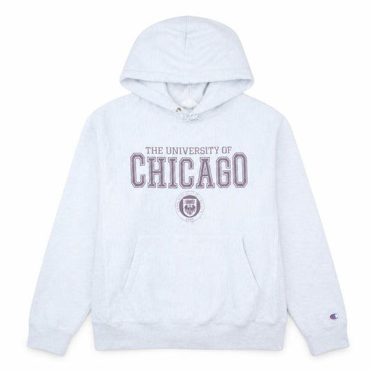 Champion Women's Grey University of Chicago Pullover Hoodie Medium