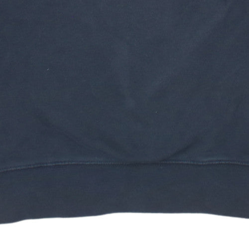 Nike Mens Black Small Pullover Crew Neck Fleece Sweatshirt
