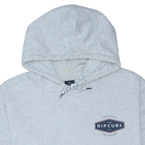 Rip Curl Mens Grey Pullover Hoodie Sweatshirt M Regular Fit