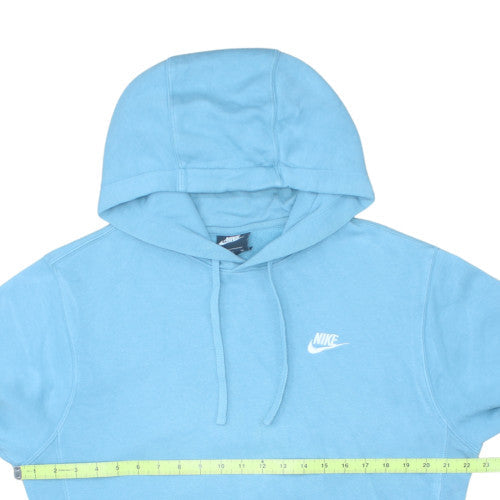 Nike Men's Blue Pullover Hoodie Small Cotton Blend Casual