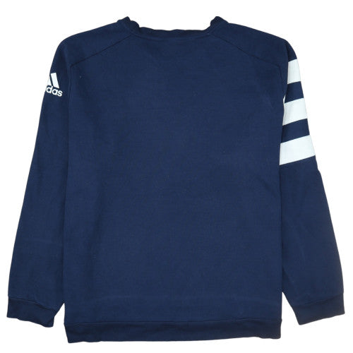Adidas Mens Navy Blue France 3XL Crew Neck Sweatshirt