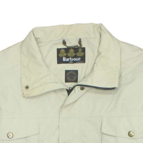 Barbour Men's Beige 2XL Sports Jacket Cotton Outdoor Classic Style