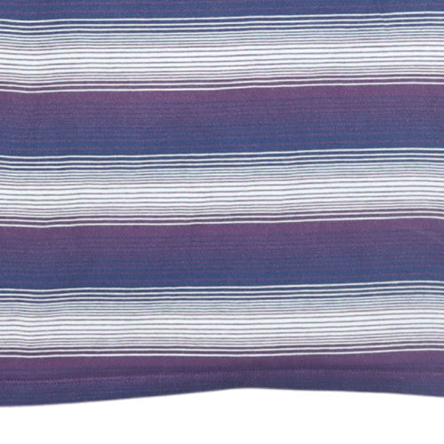 Levi's Mens Blue Striped Crew Neck Cotton T-Shirt Size M