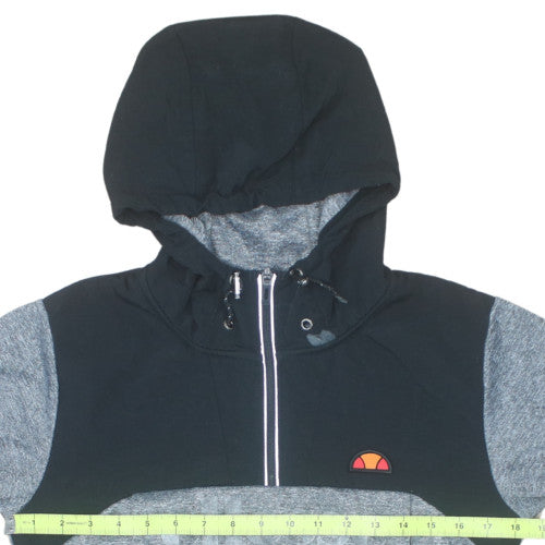 Ellesse Men's Grey Half Zip Hoodie XS Regular Fit Sportswear