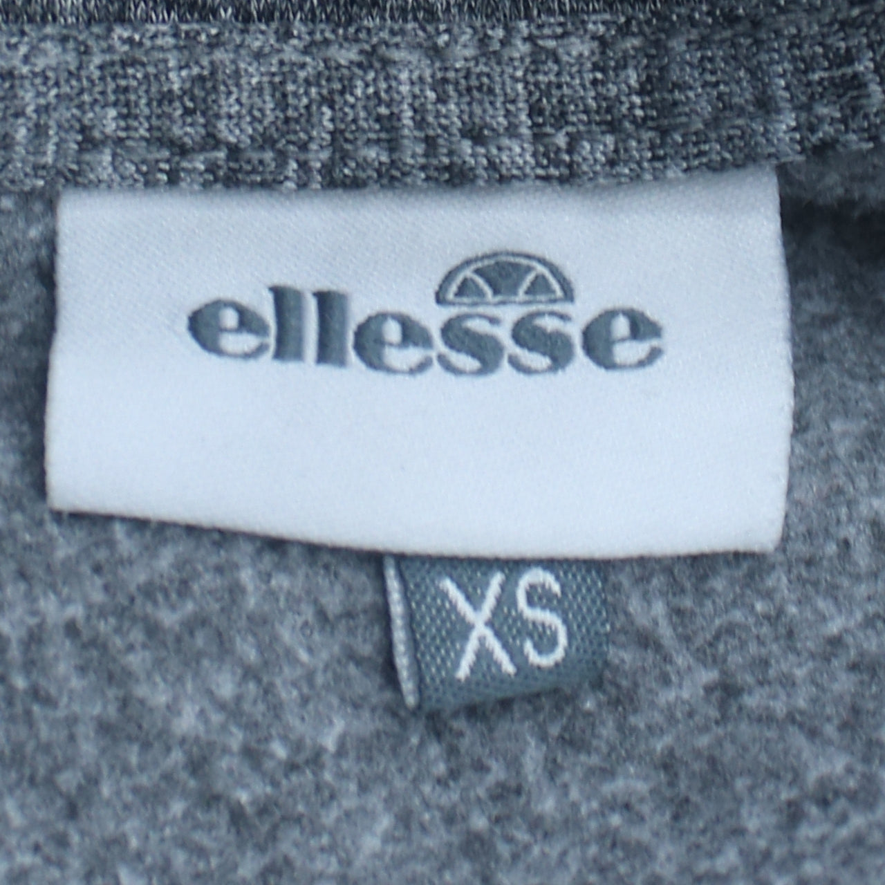 Ellesse Men's Grey Half Zip Hoodie XS Regular Fit Sportswear
