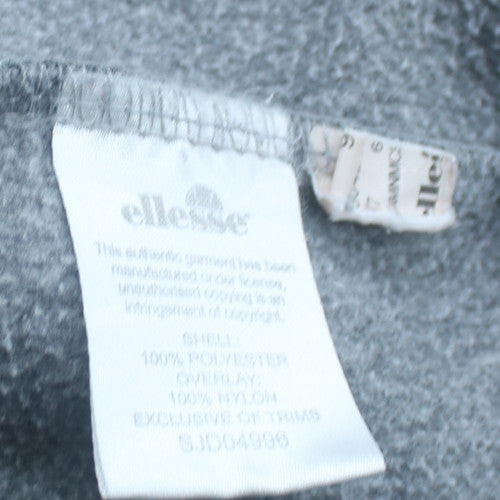 Ellesse Men's Grey Half Zip Hoodie XS Regular Fit Sportswear