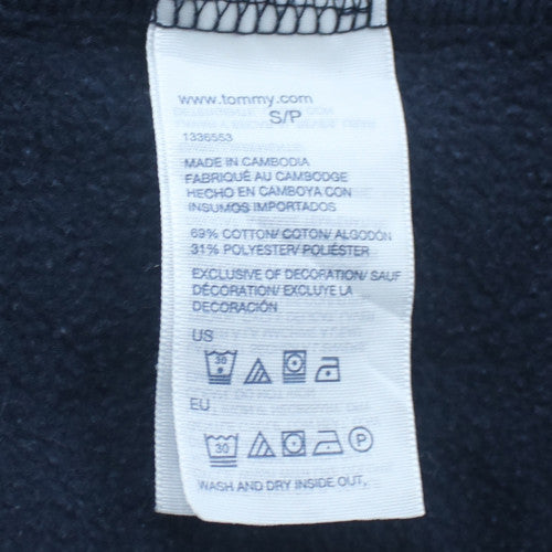 Tommy Hilfiger Mens Blue Crew Neck Pullover Sweatshirt S