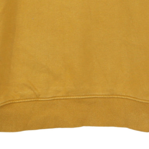 The North Face Men's Yellow Pullover Hoodie Size L Cotton Fleece