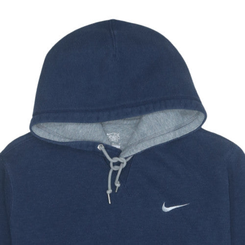 Nike Men's Blue Pullover Hoodie M Classic Athletic Fleece