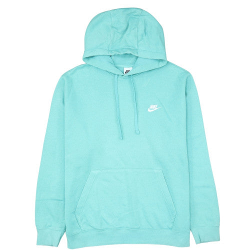 Nike Women’s Blue Pullover Hoodie L Relaxed Fit Cotton Blend