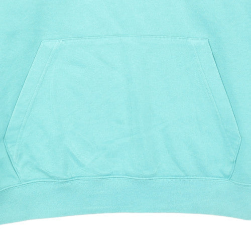 Nike Women’s Blue Pullover Hoodie L Relaxed Fit Cotton Blend