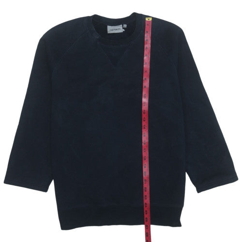Carhartt Men's Blue Pullover Crew Neck Sweatshirt Size M