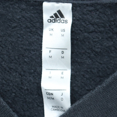 Adidas Men's Black Pullover Sweatshirt Size M Crew Neck