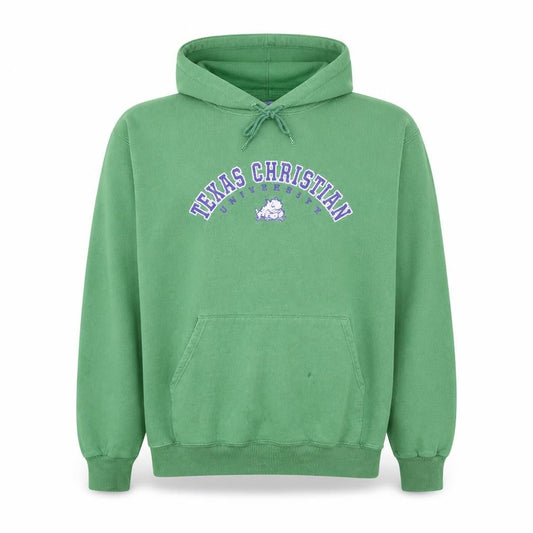 Champion Men's Green Texas Christian University Pullover Hoodie XL