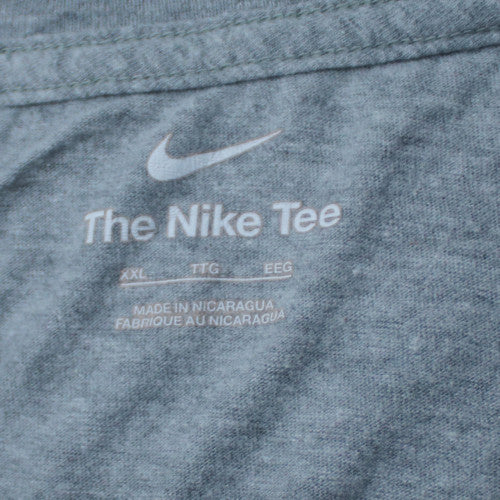 Nike Men's Grey Just Do It Graphic 2XL Sports T-Shirt