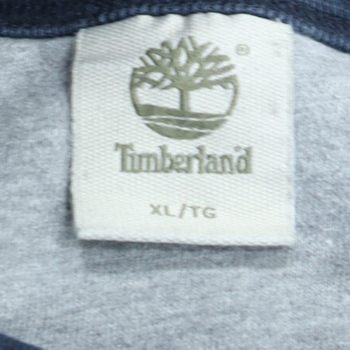 Timberland Men's Blue XL Crew Neck Pullover Sweatshirt