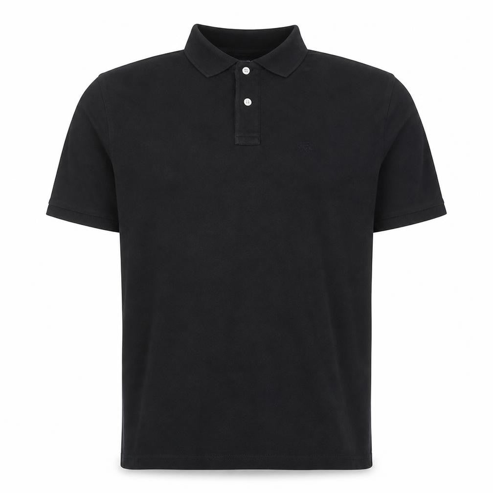 Calvin Klein Men's Black Cotton Polo Shirt XL Regular Fit