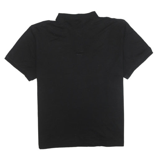 Calvin Klein Men's Black Cotton Polo Shirt XL Regular Fit