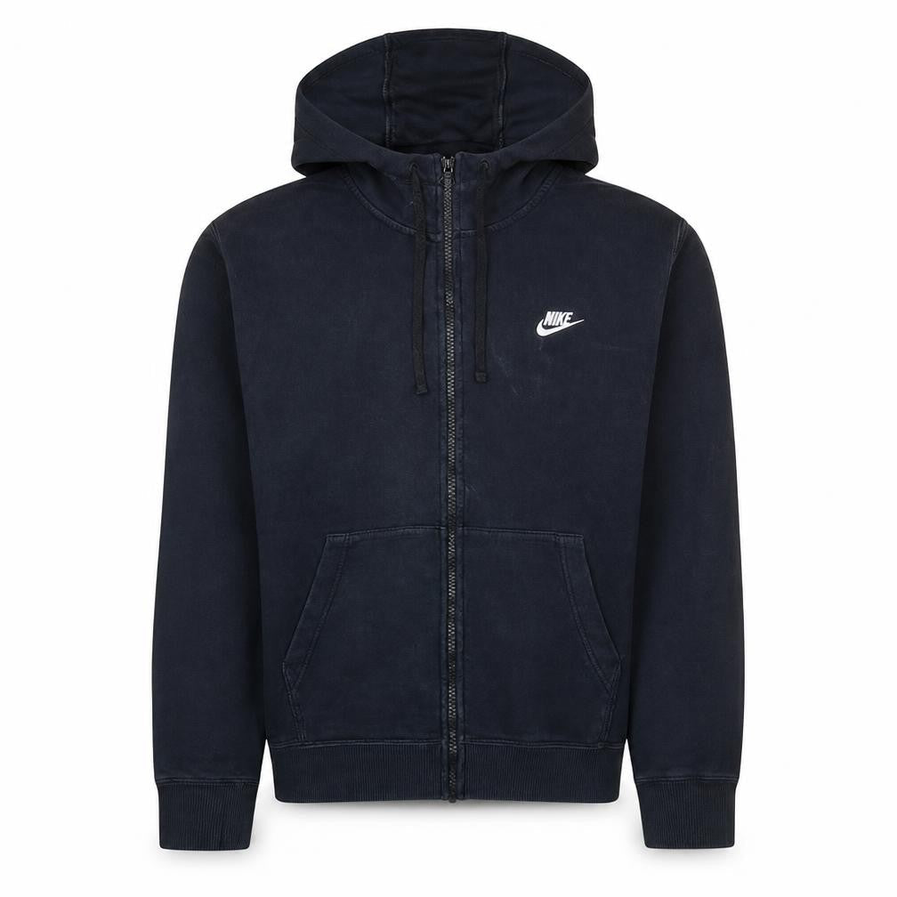 Nike Men's Black Full Zip Hoodie Size M Hooded Sweatshirt