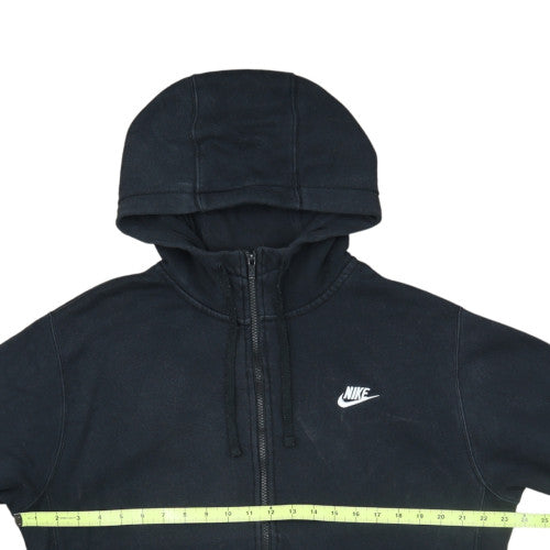 Nike Men's Black Full Zip Hoodie Size M Hooded Sweatshirt