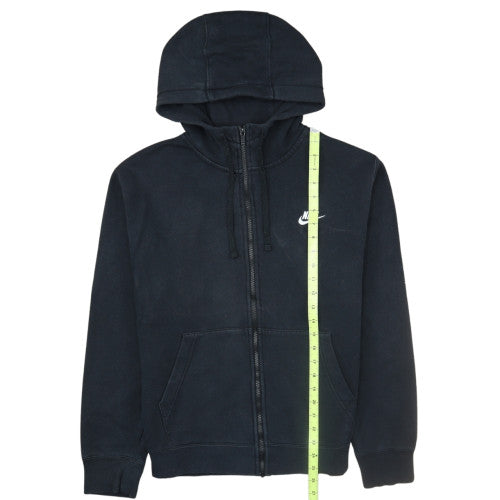 Nike Men's Black Full Zip Hoodie Size M Hooded Sweatshirt