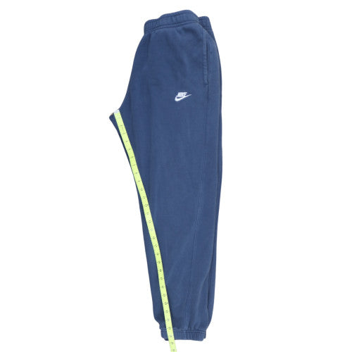 Nike Men Blue Fleece Sweatpants Regular Fit Size M
