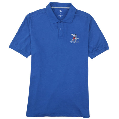 Disney Store Men’s Blue Mickey Mouse Walt Disney Studios Polo 2XL Cotton