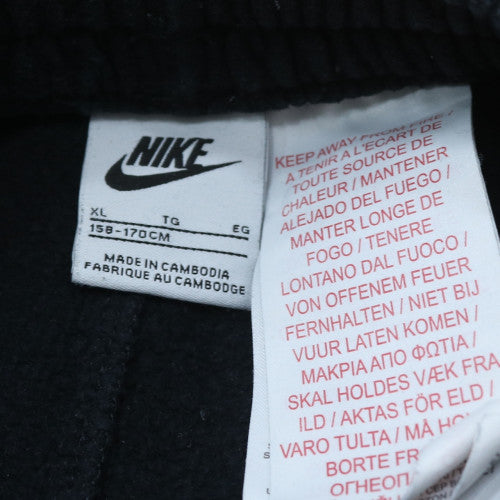 Nike Boys Black XL Jogger Sweatpants Fleece Trousers 158-170cm