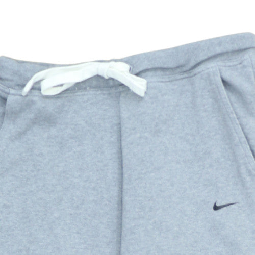 Nike Men's Grey Dri-Fit Sweatpants S Regular Fit Drawstring