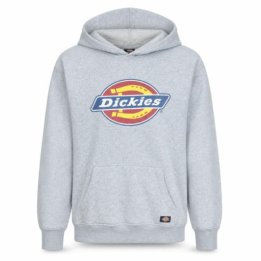 Dickies Men's Grey XL Pullover Hoodie Logo Fleece Sweatshirt
