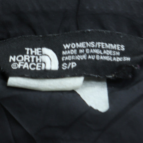 The North Face Womens Black Small Puffer Jacket Quilted Lined Zip