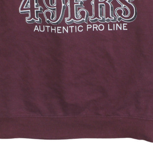 NFL San Francisco 49ers Men's Burgundy Graphic Sweatshirt M