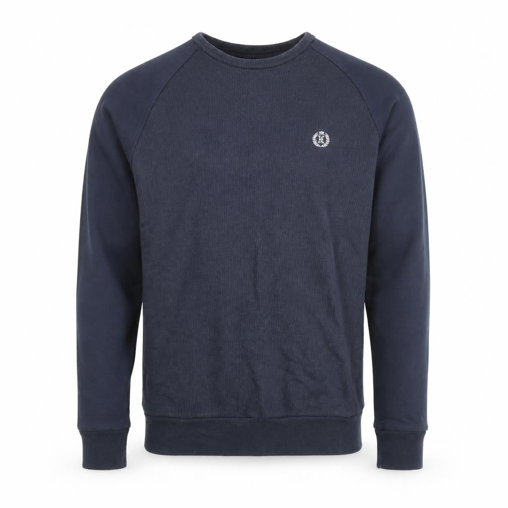 Henri Lloyd Men's Blue Regular Fit Cotton Crew Neck Sweatshirt Size S