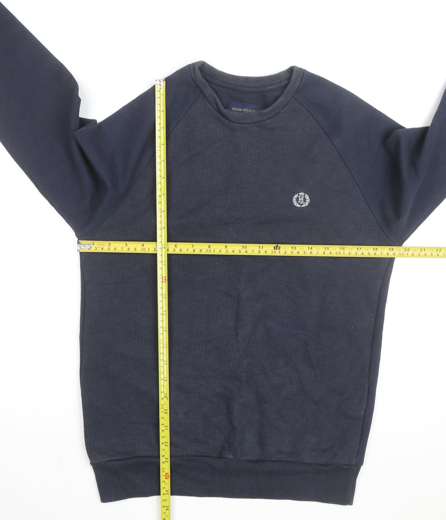Henri Lloyd Men's Blue Regular Fit Cotton Crew Neck Sweatshirt Size S