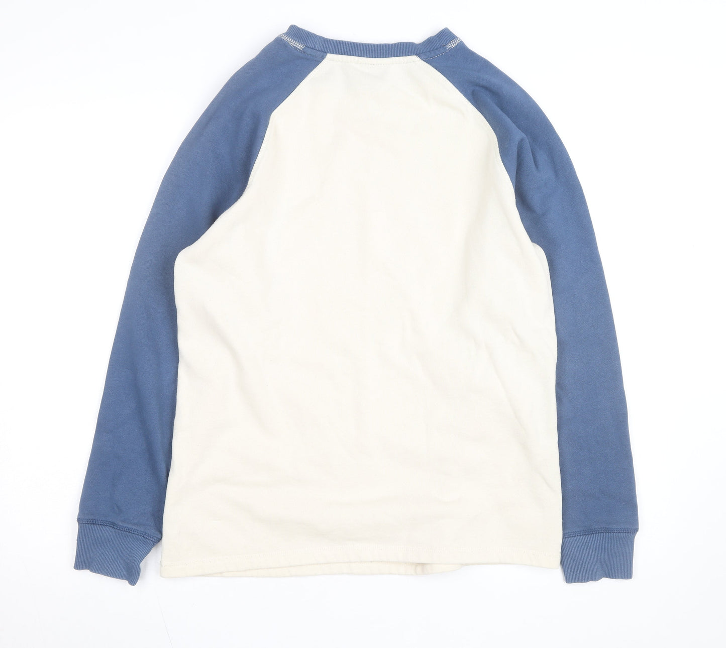 Passenger Men's Blue White Pullover Sweatshirt Small Outdoor Style