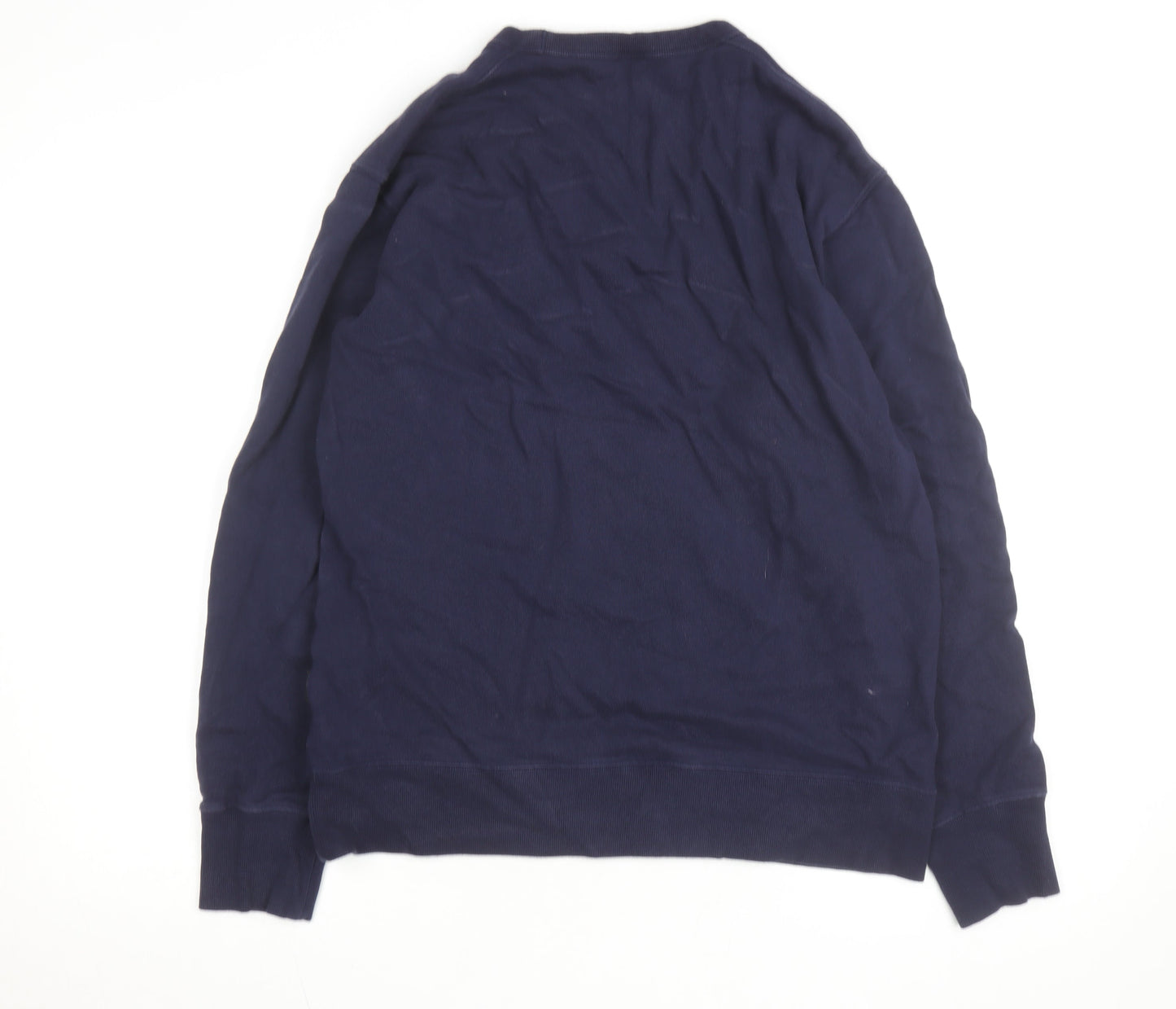 Uniqlo Keith Haring Men Blue Medium Pullover Sweatshirt