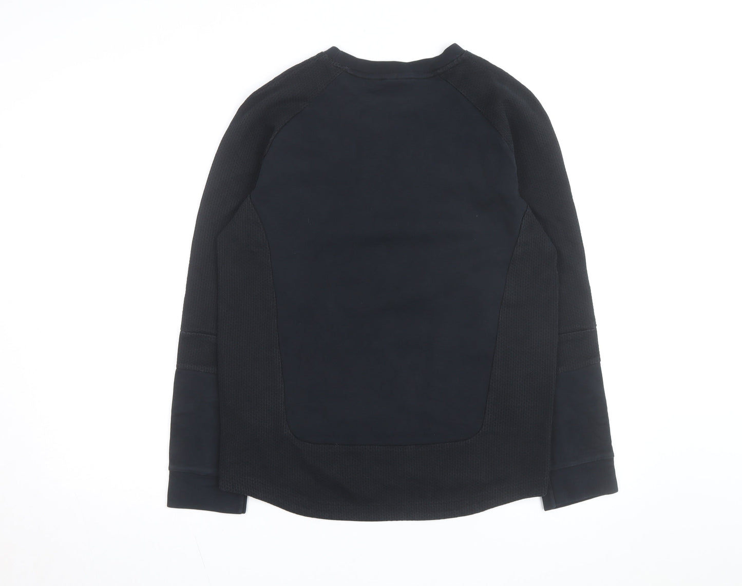 Puma Men's Black Small Crew Neck Pullover Sweatshirt